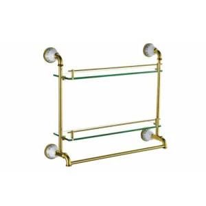 High Quality with Suitable Price Double Glass Shelf (SMXB 65911-D1)