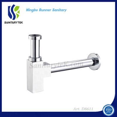 Square Bottle Siphon Trap for Basin (D8611)