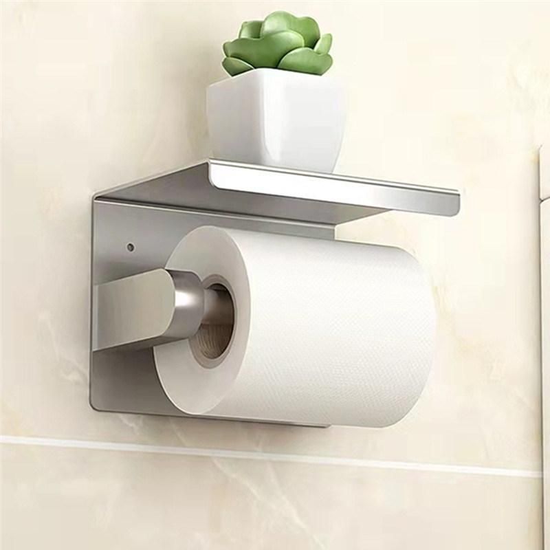 Toilet Paper Holder 3m Screws Stainless Steel 304 Brushed Finish