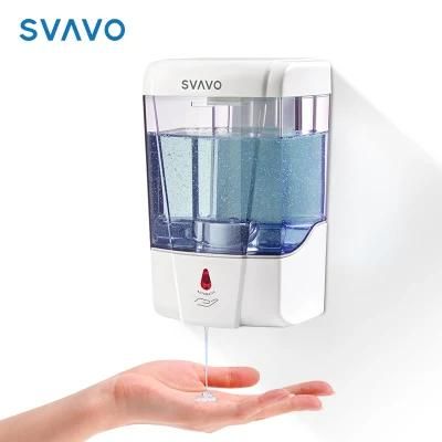 Low Cost 600ml Wall Mounted Commercial Automatic Soap Dispenser for Hospital V-410