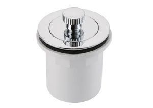 Plastic Lift &amp; Turn Tub Drain with Hub Adapter, PVC