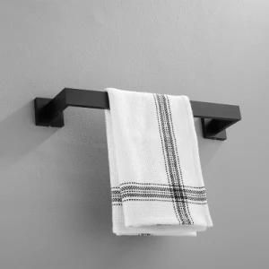 4PCS Bathroom Accesories in Black Hardware Set Stainless Steel Towel Shelf Roll Paper Holder Toilet Steel Shower Towel Bar