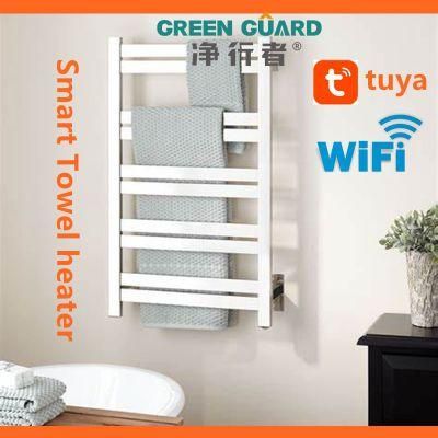 Plug in Towel Heater with WiFi Remote Control Bathroom Heaintg Racks Tuya APP WiFi Control Smart Towel Racks
