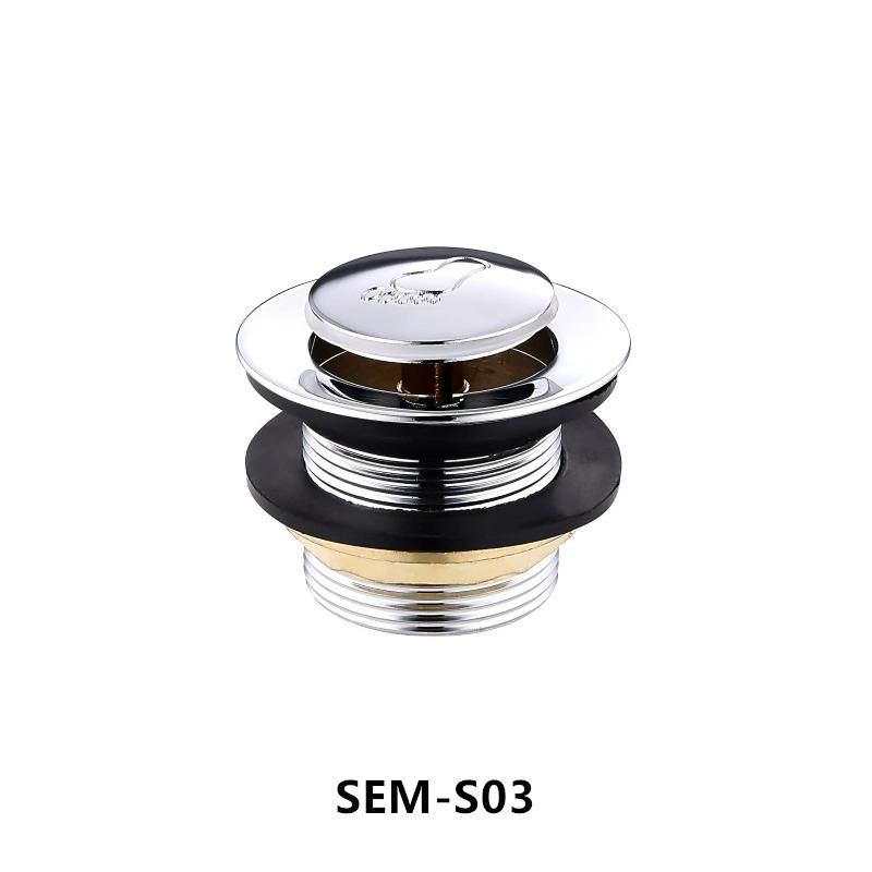 Stainless Steel SS304 Pop up Drainer Bathroom Drain with or Without Overflow