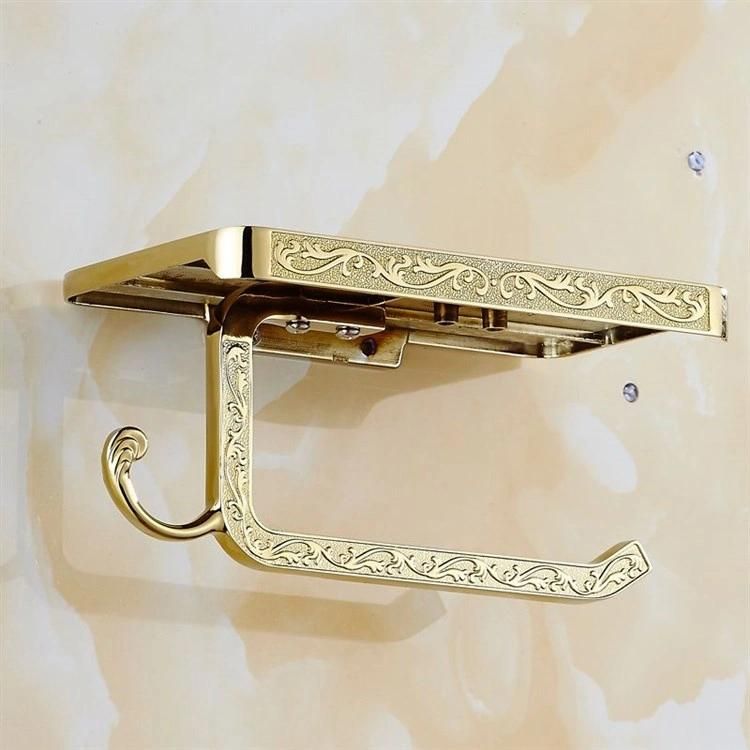 Brass Material Wall Mounted Bathroom Accessories Set, Bathroom Hardware Set