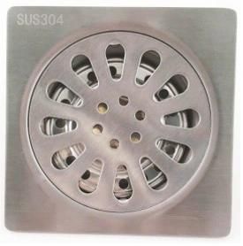 3041.7D Sanitary Ware Drainer Stainless Steel Bathroom Accessories Floor Drain Sanding or Polished Single or Double Use