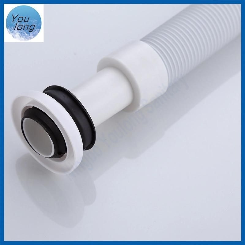 Pop up Anti-Odor Drain Pipe System with Plastic Flexible Waste Pipe for Wash Basin